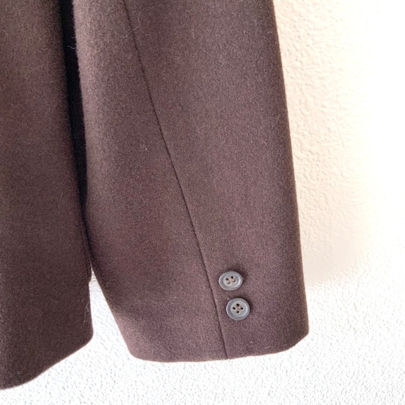 LIKE NEW! J Crew Wool Blazer Cropped Brown Womens Size Small - Picture 4 of 7